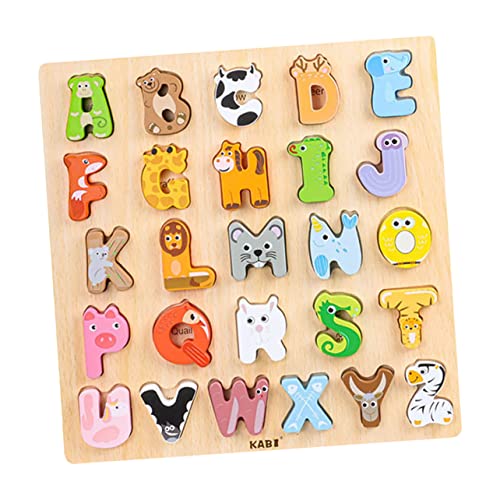 Abaodam 3St digitales Puzzle der frühen Bildung Kinderspielzeug Kinder lernspiel interessantes Kleinkindpuzzle Puzzles aus Holz Kleinkind-Puzzle Kleinkindspielzeug Kleinkind zubehör Anzahl von Abaodam
