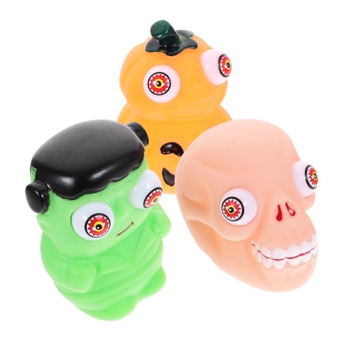 Abaodam 3Stücke Halloween Dehnbares Monster Stressabbau Ball Für Quetschspielzeug Zur Druckentlastung Für Halloween Partys Und Spaßspiele von Abaodam