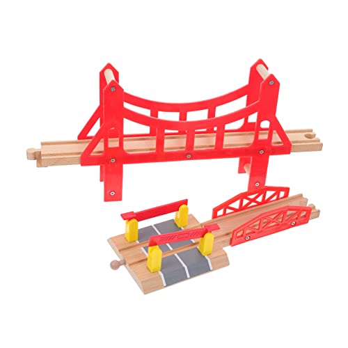 Abaodam 3Stücke Holzeisenbahn Zubehör Montierbare für Spielzeugeisenbahnen Umweltfreundliches Holz für Kreative Track Layouts Sicheres für Jahren Abaodam 3Stücke Holzeisenbahn Zubehör Montierbare für Spielzeugeisenbahnen Umweltfreundliches Holz für Kreative Track Layouts Sicheres für Jahren von Abaodam