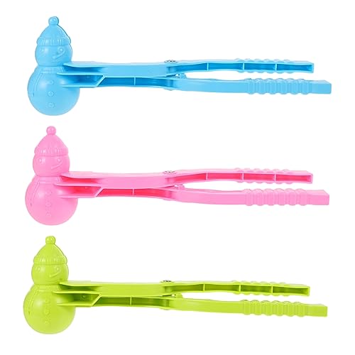 Abaodam 3Stücke Kinderspielzeug Clips Maker Für Schneekämpfe Robuste Kunststoffkonstruktion Für Einsatz Im Freien Und Am Strand Spaß Für Familien Abaodam 3Stücke Kinderspielzeug Clips Maker Für Schneekämpfe Robuste Kunststoffkonstruktion Für Einsatz Im Freien Und Am Strand Spaß Für Familien von Abaodam
