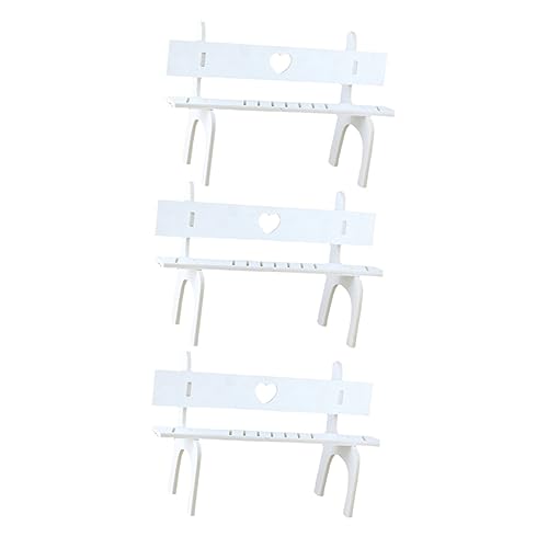 Abaodam 3 Stück Hängender Puppenstuhl für Langbeinpuppen Kleiner Hocker für Puppenhaus Dekoration Stabil und Leicht Transportierbar von Abaodam