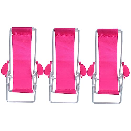 Abaodam 3Stücke Strandstuhl Klappbare Puppenstuhl Modelle für Miniaturhäuser Deko für Puppen Kreativität und Praktischen Fähigkeiten Abaodam 3Stücke Strandstuhl Klappbare Puppenstuhl Modelle für Miniaturhäuser Deko für Puppen Kreativität und Praktischen Fähigkeiten von Abaodam