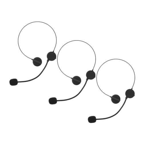 Abaodam 3Stücke Teiliges Mikrofon Headset für Cosplay Kostüm Requisite Bühnenattrappe für Mottopartys und Karneval Leicht und Praktisch Abaodam 3Stücke Teiliges Mikrofon Headset für Cosplay Kostüm Requisite Bühnenattrappe für Mottopartys und Karneval Leicht und Praktisch von Abaodam