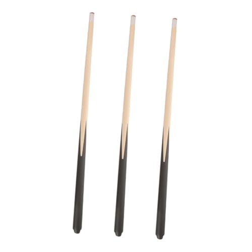 Abaodam 3pcs 48cm Kindergröße Pool Cue Stick Mini Billard Cue Für Kinder Kurzhartholz Cue Sticks Pooltischzubehör Für Kinderpraxis von Abaodam