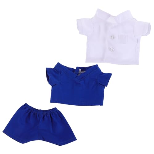 Abaodam 3pcs Puppe Doktor Uniform Puppe Doktor Puppe Zubehör Stofftier Outfits Bär Zubehör Stofftier Zubehör Stofftier Shirt Tuch von Abaodam