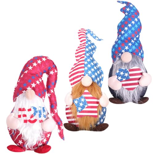 Abaodam 3st Gesichtslose Puppenverzierung Flagge Karikatur Tag Vierer Zwerge Gnom Im Freien Alle Besonders Einzigartig Vierte Dekorationen Königlich 4 Von Plüsch Ornamente Vlies Abaodam 3st Gesichtslose Puppenverzierung Flagge Karikatur Tag Vierer Zwerge Gnom Im Freien Alle Besonders Einzigartig Vierte Dekorationen Königlich 4 Von Plüsch Ornamente Vlies von Abaodam