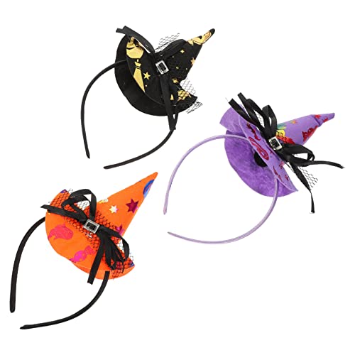 Abaodam 3st Hexenhut Stirnband Halloween-kopfschmuck Halloween Stirnband Hexenhut Zaubererhüte Stirnbänder Für Halloween Halloween-hüte Halloween-hut- Halloween-cosplay-haarreifen Tuch Abaodam 3st Hexenhut Stirnband Halloween-kopfschmuck Halloween Stirnband Hexenhut Zaubererhüte Stirnbänder Für Halloween Halloween-hüte Halloween-hut- Halloween-cosplay-haarreifen Tuch von Abaodam
