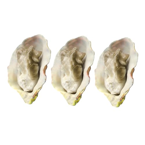 Abaodam 3st Oyster-Modell Krabbe Muscheln Zum Basteln Fisch Strand Kaurimuscheln Auster Essen Zubehör Realistisches Spielfutter Künstliche Nahrung Food-Modell PVC Abaodam 3st Oyster-Modell Krabbe Muscheln Zum Basteln Fisch Strand Kaurimuscheln Auster Essen Zubehör Realistisches Spielfutter Künstliche Nahrung Food-Modell PVC von Abaodam