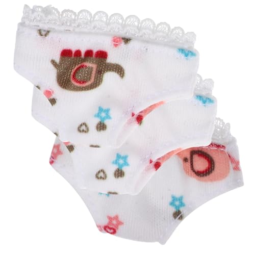 Abaodam 3st -Shorts Wiedergeborene Babypuppen Puppenkleidung Puppenzubehör Überraschungspuppen Zubehör Für Babypuppen Mädchen Puppenunterwäsche Vortäuschen Stoff Abaodam 3st -Shorts Wiedergeborene Babypuppen Puppenkleidung Puppenzubehör Überraschungspuppen Zubehör Für Babypuppen Mädchen Puppenunterwäsche Vortäuschen Stoff von Abaodam