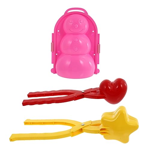 Abaodam 3st Spielzeugclip Schneeballclip Künstlicher Schnee Schneeball-Maker-Clips Schneespray Schneeball-Clip Enten-schneeball-Hersteller Gefälschte Schneebälle Schneeballschaufel Abs von Abaodam