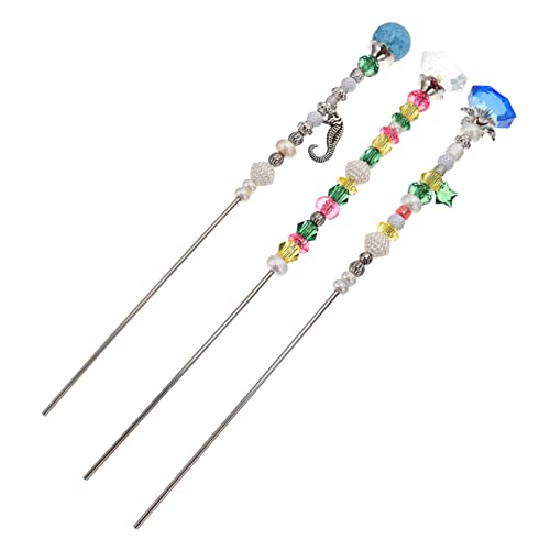 Abaodam 3st Stockspielzeug Für Kinderspielzeug Dekorativer Zauberstab Spielzeugstab Mädchen Zauberstab Kostüm-Requisite Feenstab Rollenspiel Cosplay Zauberstab Plastik von Abaodam
