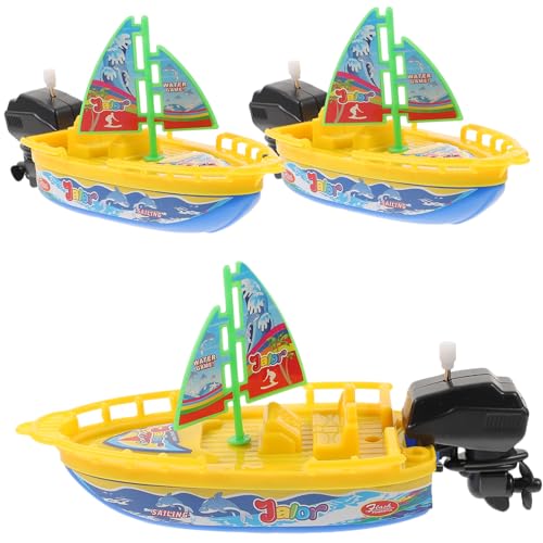 Abaodam 3 Stück Wind-badespielzeug Uhrwerk-Boot Wind-segelboot Schwimmendes Spielzeug Für Kleinkinder Badewanne Pool Spielzeit Zufällige Farbe Abaodam 3 Stück Wind-badespielzeug Uhrwerk-Boot Wind-segelboot Schwimmendes Spielzeug Für Kleinkinder Badewanne Pool Spielzeit Zufällige Farbe von Abaodam