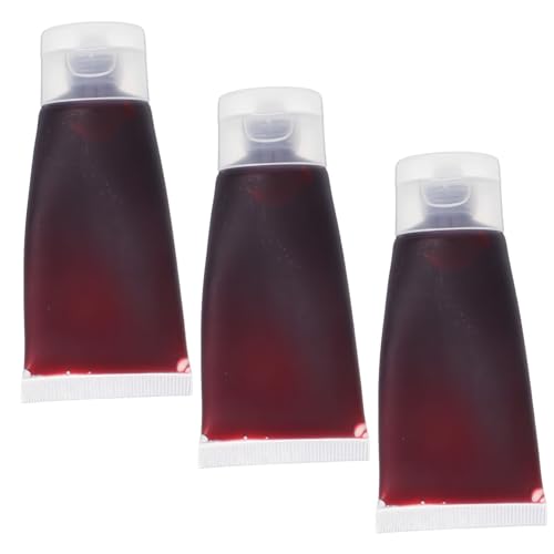 Abaodam 3stücke Kunstblut Spray Für Halloween Mit Realistischer Konsistenz Abwaschbar Für Gesichts Und Kleidungsbemalung Als Party-Requisite Und Cosplay-Make-up von Abaodam