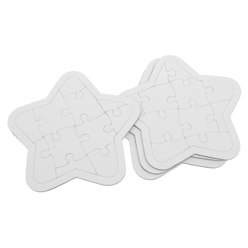 Abaodam 4 Blätter DIY Graffiti Puzzle Teile für Kreatives Bastelspielzeug Kognitiven Fähigkeiten und Motorischen Fertigkeiten von Abaodam