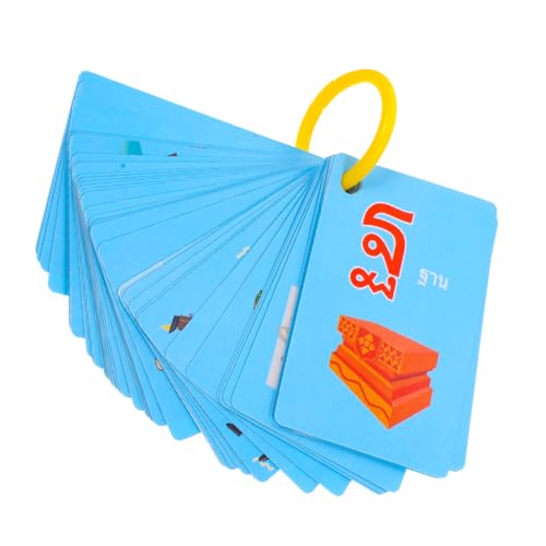 Abaodam 4 Boxen Thailändische Sprachlernkarte Karten Lernkarten Lesen Lernen Karten Sprachlernkarten Lernkarten Für Kleinkinder Kinderwörter Spiele Lernen Papier von Abaodam
