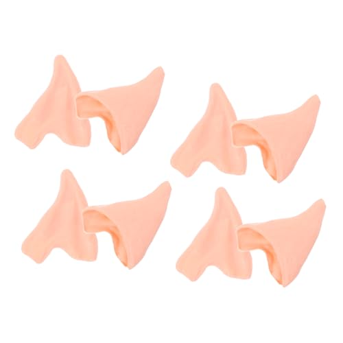 Abaodam 4 Paare Cosplay Feenohren Halloween Karneval Kostümaccessoires Leichte Bequeme Halbohren für Damen Vielseitige Fantasy Party Dekoration Einfach zu Tragen Charmante Verkleidung von Abaodam