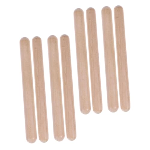 Abaodam 4 Kinder Musikalische Rhythmusstöcke Pädagogisches aus Holz für Gruppenaktivitäten Frühpädagogik Instrumente für Djembe und Cajon Musikspielzeug für Babys von Abaodam