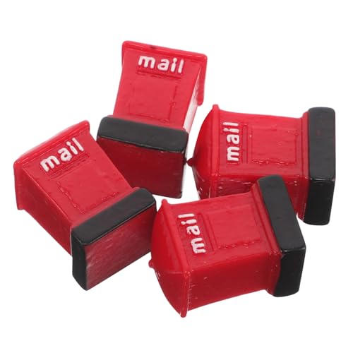 Abaodam 4stücke Miniatur Briefkasten Ornament Kompakte Resin Post Box Für Mikro Landschaften Und Garten Dekoration Für Schreibtisch Und Büro Deko Rote Farbe Abaodam 4stücke Miniatur Briefkasten Ornament Kompakte Resin Post Box Für Mikro Landschaften Und Garten Dekoration Für Schreibtisch Und Büro Deko Rote Farbe von Abaodam