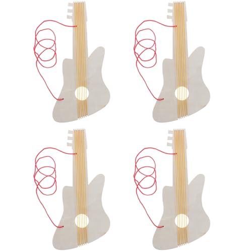 Abaodam Unfertige Leere Holzgitarre Holzgitarren-bausatz Für Jungen Und Mädchen Für Den Kindergarten von Abaodam