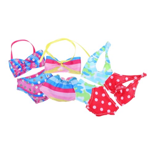 Abaodam Puppenkleidung 4 Satz Bademode für Puppen Sommer Badeanzug Outfit Puppen Bikini Zubehör für Strandurlaub Abaodam Puppenkleidung 4 Satz Bademode für Puppen Sommer Badeanzug Outfit Puppen Bikini Zubehör für Strandurlaub von Abaodam