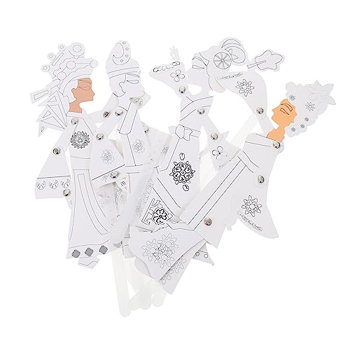 Abaodam 4 Sets DIY Material Kit Mini Puppen Kinderspielzeug Kindergarten Schattenpuppenspiel Handgemachtes Kit Lernspielzeug DIY Chinesisches Schattenpuppenspiel Lernmaterial Papier Abaodam 4 Sets DIY Material Kit Mini Puppen Kinderspielzeug Kindergarten Schattenpuppenspiel Handgemachtes Kit Lernspielzeug DIY Chinesisches Schattenpuppenspiel Lernmaterial Papier von Abaodam