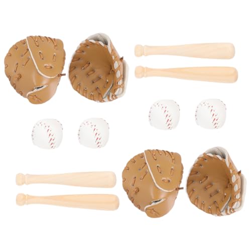Abaodam 4 Sets Puppenhaus Baseball Für Miniatur Set Puppenhaus Mini Baseballschläger Handschuh Ball Kit Mini Miniatur Sport Ornamente Abaodam 4 Sets Puppenhaus Baseball Für Miniatur Set Puppenhaus Mini Baseballschläger Handschuh Ball Kit Mini Miniatur Sport Ornamente von Abaodam