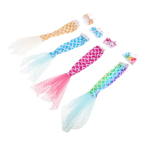 Abaodam 4 Sets Puppenkleidung Dekorative Mädchen Puppen Bikini Bikini Und Kleiderset Glitzer Puppen -kleidungszubehör Für 11 Zoll Puppen von Abaodam