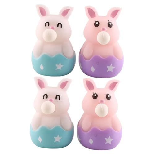 Abaodam 4 Stck Teiliges Bunny Squeeze Lustige Osterhasen Stressabbau Tiere Weiche Quetschfiguren für Kompakte Langlebig und Formbeständig als Partygeschenk und Raumdekoration Abaodam 4 Stck Teiliges Bunny Squeeze Lustige Osterhasen Stressabbau Tiere Weiche Quetschfiguren für Kompakte Langlebig und Formbeständig als Partygeschenk und Raumdekoration von Abaodam