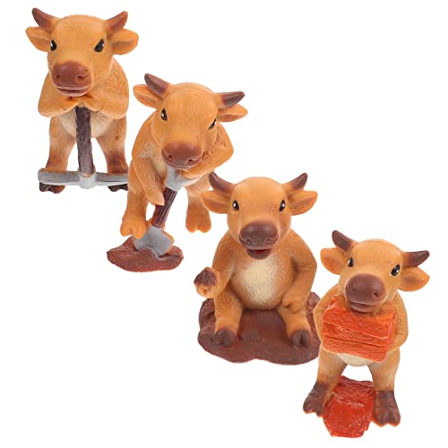 Abaodam 4 Stück Arbeitskalb Modell Tierspielzeug Plüsch Nutztiere Hochlandkuh Lachende Kuhfiguren Mini Kühe Das Tierspielzeughaus Mini Mini Kuh Modell Kunststoff Abaodam 4 Stück Arbeitskalb Modell Tierspielzeug Plüsch Nutztiere Hochlandkuh Lachende Kuhfiguren Mini Kühe Das Tierspielzeughaus Mini Mini Kuh Modell Kunststoff von Abaodam