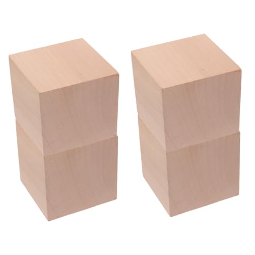 Abaodam 4 Stück Bausteine Lehrmittel für zählen -Dusche-Blöcke quadratische Holzwürfel unfertige Holzwürfel Leere Holzklötze Mini-Holzblöcke hölzern Khaki Abaodam 4 Stück Bausteine Lehrmittel für zählen -Dusche-Blöcke quadratische Holzwürfel unfertige Holzwürfel Leere Holzklötze Mini-Holzblöcke hölzern Khaki von Abaodam
