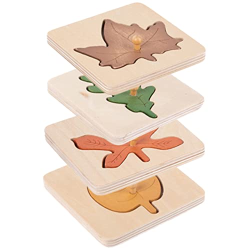 Abaodam 4 Stück Blatt-Puzzle Frühpädagogisches Kognitives Formen Zappeln Rätsel Würfel Guck-guck Pädagogisches Puzzlespielzeug Lernspielzeug Für Puzzle Holz Abaodam 4 Stück Blatt-Puzzle Frühpädagogisches Kognitives Formen Zappeln Rätsel Würfel Guck-guck Pädagogisches Puzzlespielzeug Lernspielzeug Für Puzzle Holz von Abaodam