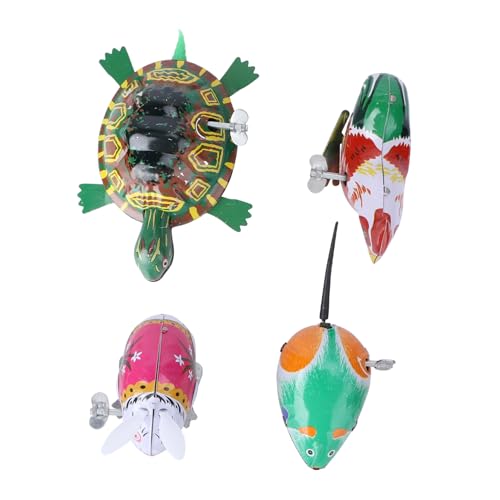 Abaodam 4 Stück Blech Tier Uhrwerk Tiere Das Wackelspiel Auto Autos Mini Kaninchen Hasen Aufziehspielzeug Eisenblech Abaodam 4 Stück Blech Tier Uhrwerk Tiere Das Wackelspiel Auto Autos Mini Kaninchen Hasen Aufziehspielzeug Eisenblech von Abaodam