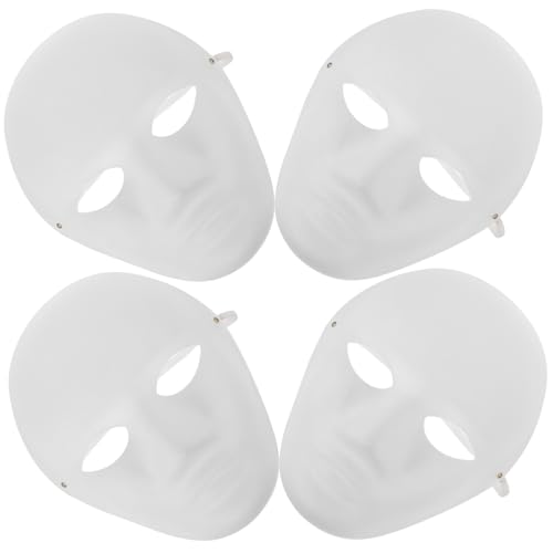 Abaodam 4 Stück DIY Weiße Papiermasken zum Bemalen Leichte Blank Masken aus Umweltfreundlichem Pulp für Halloween Karneval Fasching Bühnenauftritte und Kreative Bastelprojekte Abaodam 4 Stück DIY Weiße Papiermasken zum Bemalen Leichte Blank Masken aus Umweltfreundlichem Pulp für Halloween Karneval Fasching Bühnenauftritte und Kreative Bastelprojekte von Abaodam