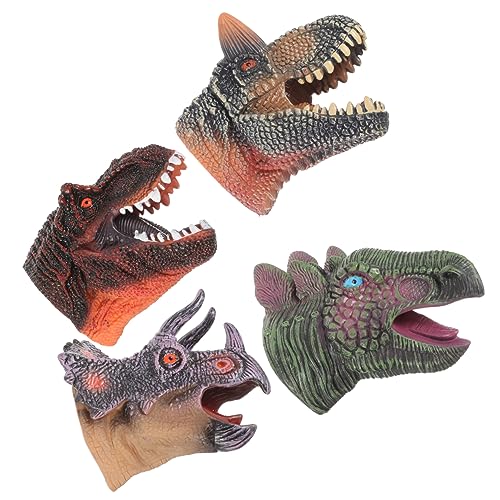Abaodam 4 Stück Dinosaurier-handpuppenspielzeug Dinosaurier -handpuppe Gummihandpuppe Dinosaurier Fingerpuppen Tier Dinosaurier-fingerspielzeug Handpuppe Als Rollenspiel Vinyl Abaodam 4 Stück Dinosaurier-handpuppenspielzeug Dinosaurier -handpuppe Gummihandpuppe Dinosaurier Fingerpuppen Tier Dinosaurier-fingerspielzeug Handpuppe Als Rollenspiel Vinyl von Abaodam
