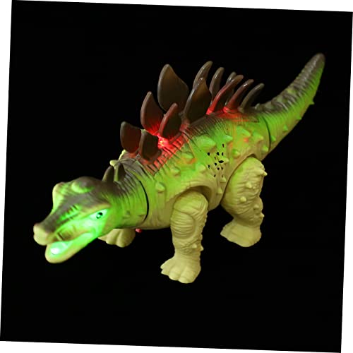 Abaodam 4 Stück Dinosaurier-modellspielzeug Erkennungsspielzeug Singendes Tierspielzeug Elektrische Singende Puppe Stimmhaftes Dinosauriermodell Modelle Werde Gehen Plastik Werkzeug Kind von Abaodam