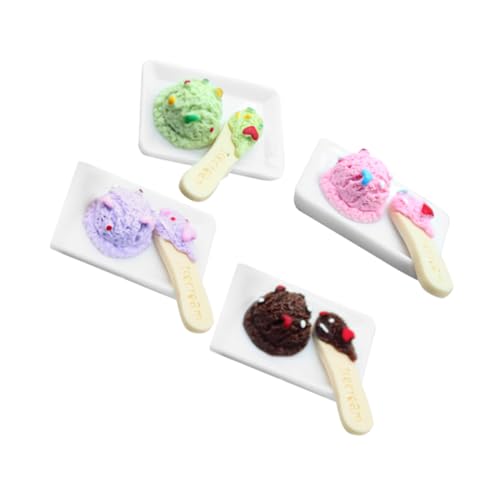 Abaodam 4 Stück Dollhouse Eiscreme Dekorationen Teiliges für Puppenhaus Zubehör Kawaii Mini Deko Realistische Foto Requisiten für DIY Projekte Abaodam 4 Stück Dollhouse Eiscreme Dekorationen Teiliges für Puppenhaus Zubehör Kawaii Mini Deko Realistische Foto Requisiten für DIY Projekte von Abaodam