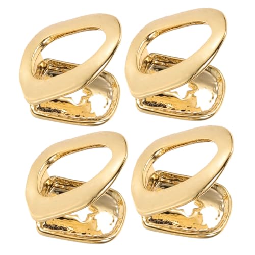 Abaodam 4 Stück Einzelzahn Grillzahn Kappen für Cosplay Goldene Zahnschmuck aus Leicht und Langlebig für Hip Hop Partys und Kostüme von Abaodam