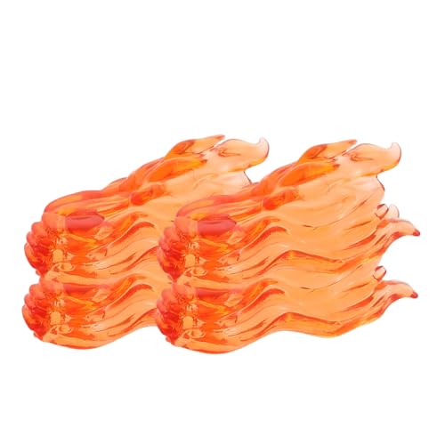 Abaodam 4 Stück Feuerflamme Modell Zubehör für Kreative und Fantasievolle Spiele Sicher und Kinderfreundlich für Aktives Lernen Abaodam 4 Stück Feuerflamme Modell Zubehör für Kreative und Fantasievolle Spiele Sicher und Kinderfreundlich für Aktives Lernen von Abaodam