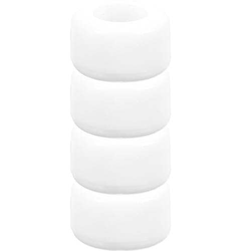 Abaodam 4 Stück Fingerskate für Finger Skateboard fingerskaterboard fingerskateboars Finger-Skateboard Skateboards Räder mit Lagern Fingerrollschuh Bildungsspielzeug Plastik Weiß von Abaodam