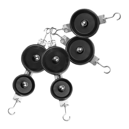 Abaodam Physik-Experiment Flaschenzug-Set Schulbedarf Mechanik Lehrmittel Flaschenzugsystem Pädagogisches Wissenschaftsmaterial von Abaodam