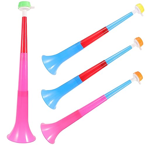 Abaodam 4 Stück Fußball Fanfarenhorn Trompete für Sportveranstaltungen Kinderspielzeug für Party Wiederverwendbare Anfeuerhorn Lautstarker Spaß für Fans Zufällige Farbe Abaodam 4 Stück Fußball Fanfarenhorn Trompete für Sportveranstaltungen Kinderspielzeug für Party Wiederverwendbare Anfeuerhorn Lautstarker Spaß für Fans Zufällige Farbe von Abaodam