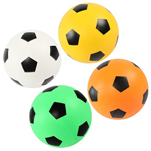 Abaodam 4er-Pack Aufblasbarer Kinderfußball Weiches Fußballspielzeug Zum Spielen 15 cm PVC-fußball Für Kinder Schwebefußball Für Kleinkinder von Abaodam