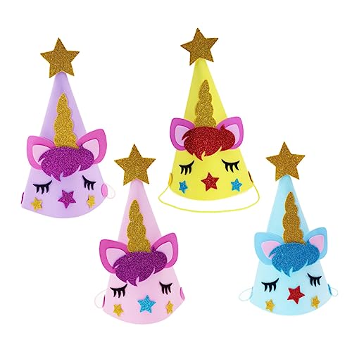 Abaodam Design Geburtstagshüte 4 Stück Glitzer Eva Partyhüte Für Jungen Und Mädchen Für Geburtstagsfeiern Abaodam Design Geburtstagshüte 4 Stück Glitzer Eva Partyhüte Für Jungen Und Mädchen Für Geburtstagsfeiern von Abaodam