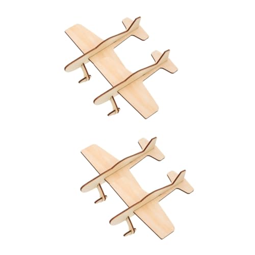 Abaodam 4 Stück Gekritzel-Montagespielzeug Kinder bastelset basteln für Kinder Flugzeugspielzeug Dreidecker Modellbausatz Spielzeuge Kinderspielzeug Modellflugzeugbausätze für Jungen 8-12 von Abaodam