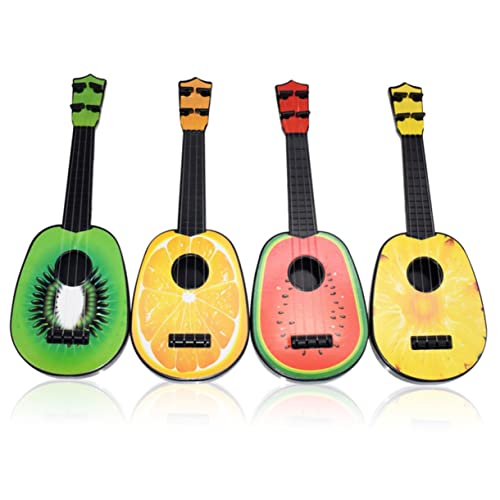 Abaodam 4 Stück Gitarren-Ukulele- Musical Toy Instruments kinderinstrumente Musikspielzeug Musikalisches Lernspielzeug spielsachen spielzeuge Obst Gitarre Gitarrenspielzeug Abaodam 4 Stück Gitarren-Ukulele- Musical Toy Instruments kinderinstrumente Musikspielzeug Musikalisches Lernspielzeug spielsachen spielzeuge Obst Gitarre Gitarrenspielzeug von Abaodam