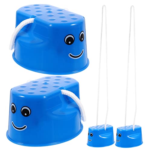 Abaodam 4 Stück Gleichgewichtstrainingsgeräte Kleinkind Trampolin Stelzen Für Spielzeugspielzeug Stelzenspielzeug Für Stelzen Für Erwachsene Laufendes Blue Plastik von Abaodam