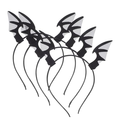 Abaodam 4 Stück Halloween Stirnband mit Schwarzen Netz-bat Wings Gruseliges Bat Haarband für Frauen und Leichter Komfort Vielseitiges Partyaccessoire für Halloween Kostüm und von Abaodam