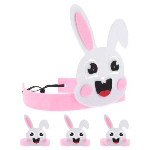 Abaodam 4 Stück Hasenkopfschmuck Cartoon Stoff Kaninchen Häschenkrone Frühlings Stirnband Mütze Kaninchen Deko Hasen Osterhasenkrone Mütze Kaninchen Plüschtiere Vliesstoff Abaodam 4 Stück Hasenkopfschmuck Cartoon Stoff Kaninchen Häschenkrone Frühlings Stirnband Mütze Kaninchen Deko Hasen Osterhasenkrone Mütze Kaninchen Plüschtiere Vliesstoff von Abaodam