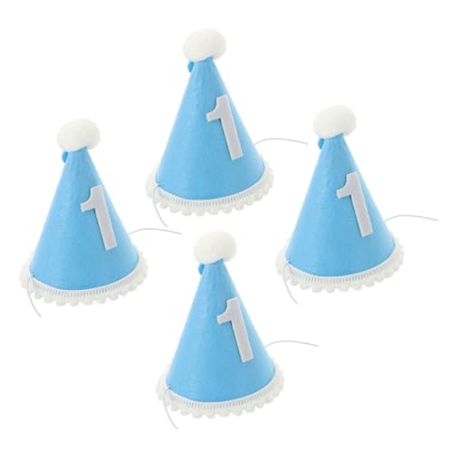Abaodam Geburtstagsparty-hüte Für Babys 4-teilig Dekorative Papre-kopfbedeckungen Einjähriges Geburtstagshut-set Für Geburtstagsbedarf Abaodam Geburtstagsparty-hüte Für Babys 4-teilig Dekorative Papre-kopfbedeckungen Einjähriges Geburtstagshut-set Für Geburtstagsbedarf von Abaodam