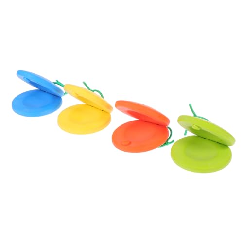 Abaodam 4 Stück Kastagnetten Schlaginstrument Musikinstrumente kinderinstrumente Musikinstrumente, Musikspielzeug Kastagnettenspielzeug für Lehrmittel Abs Abaodam 4 Stück Kastagnetten Schlaginstrument Musikinstrumente kinderinstrumente Musikinstrumente, Musikspielzeug Kastagnettenspielzeug für Lehrmittel Abs von Abaodam